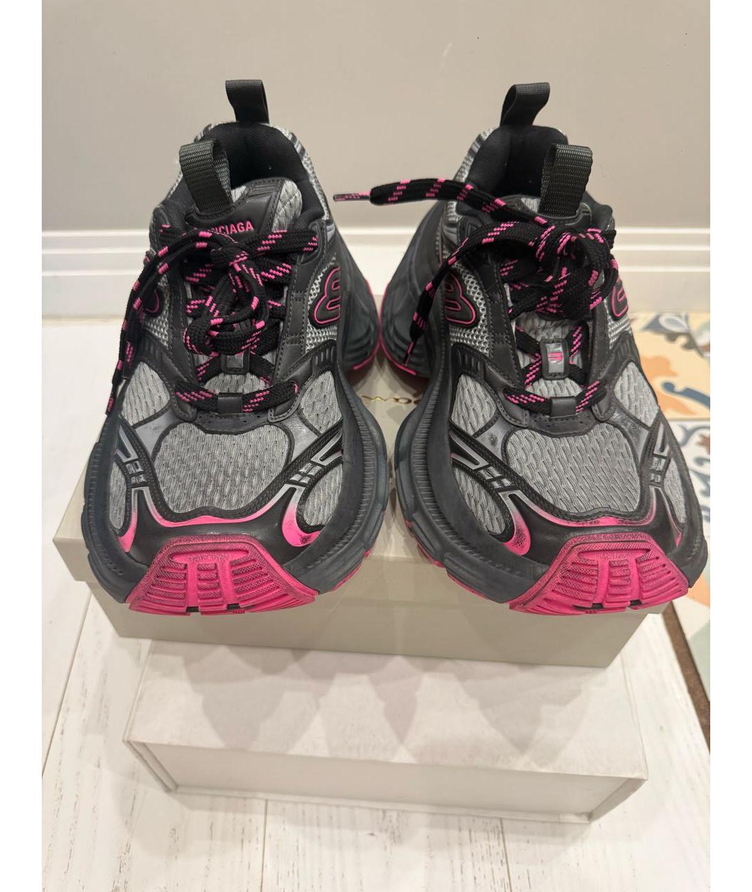 BALENCIAGA Серые текстильные кроссовки, фото 2