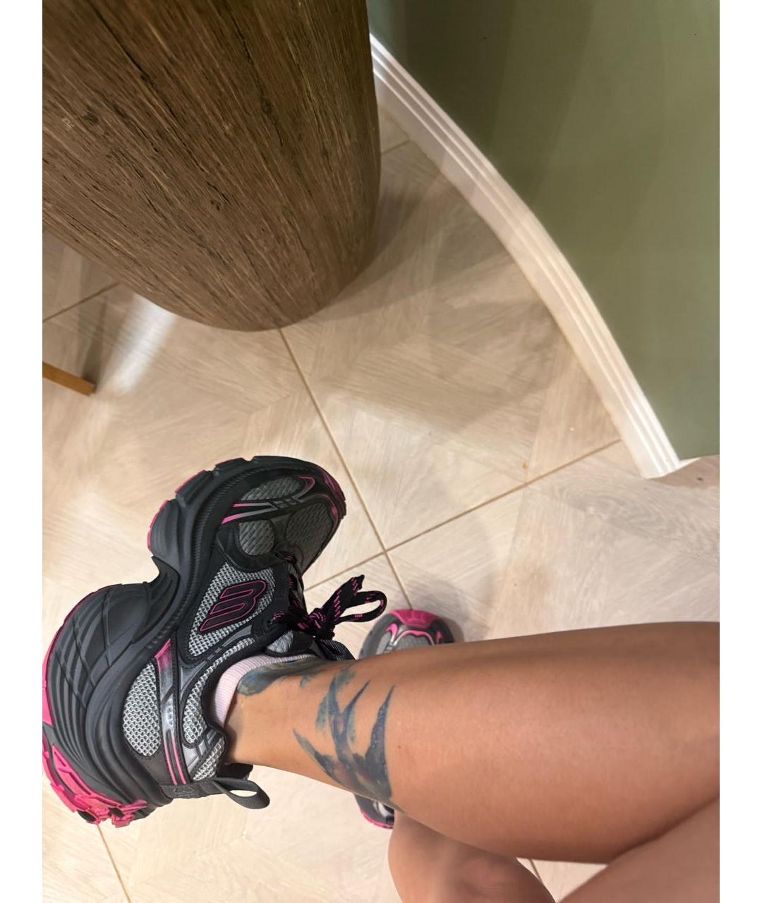 BALENCIAGA Серые текстильные кроссовки, фото 7