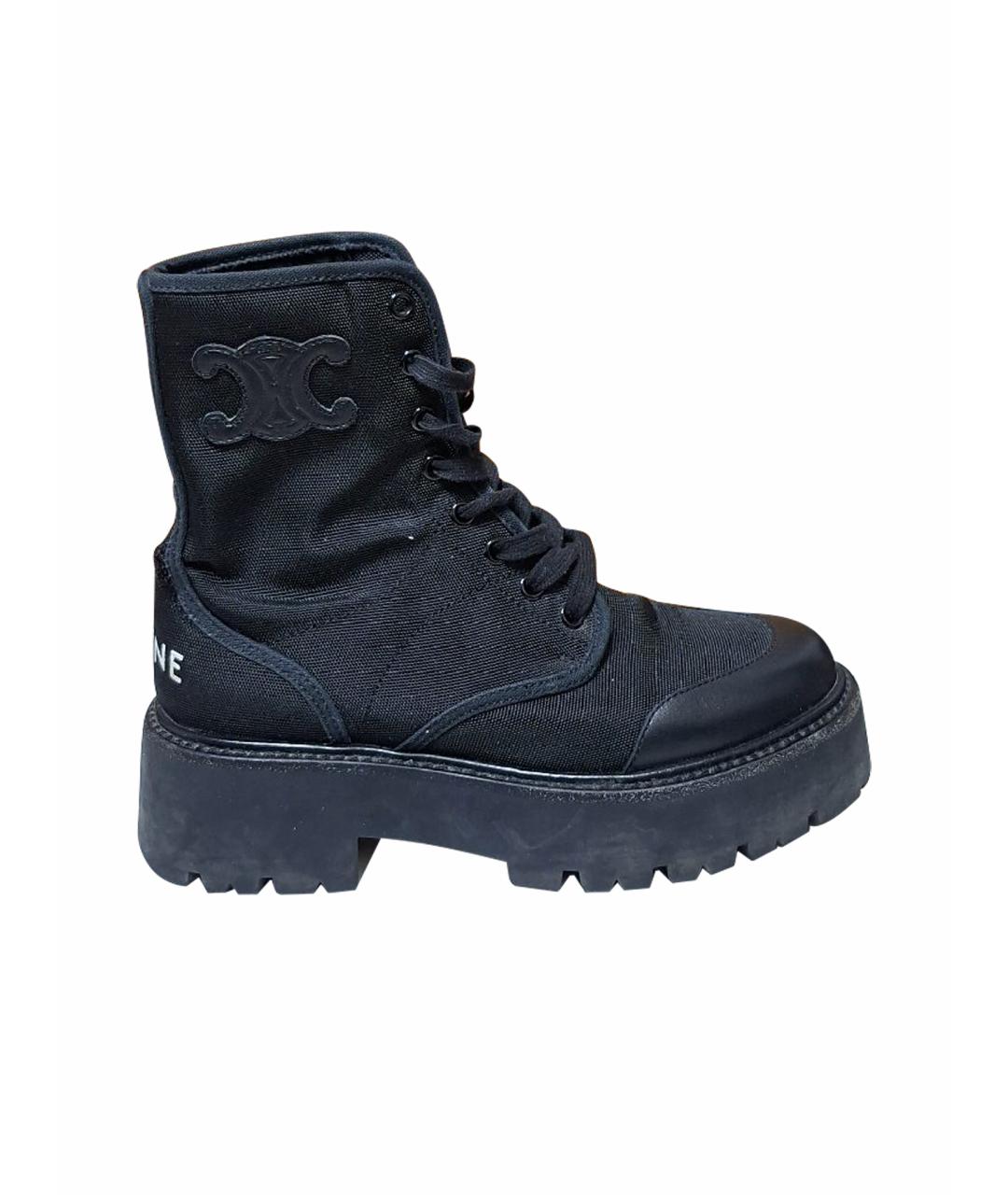 CELINE Черные ботинки, фото 1