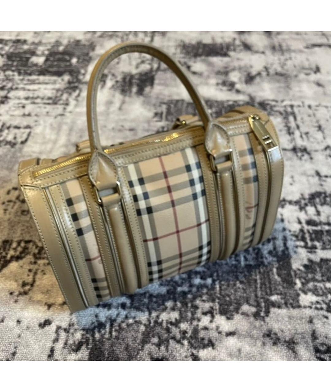 BURBERRY Мульти кожаная сумка с короткими ручками, фото 2