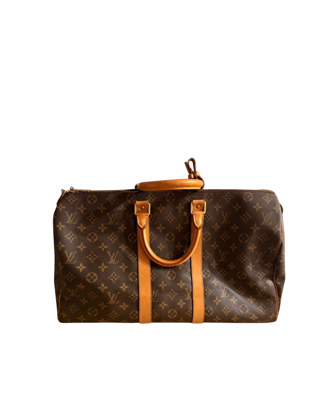 LOUIS VUITTON Коричневая дорожная/спортивная сумка, фото 1