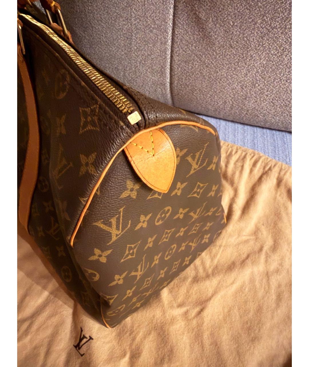 LOUIS VUITTON Коричневая дорожная/спортивная сумка, фото 7