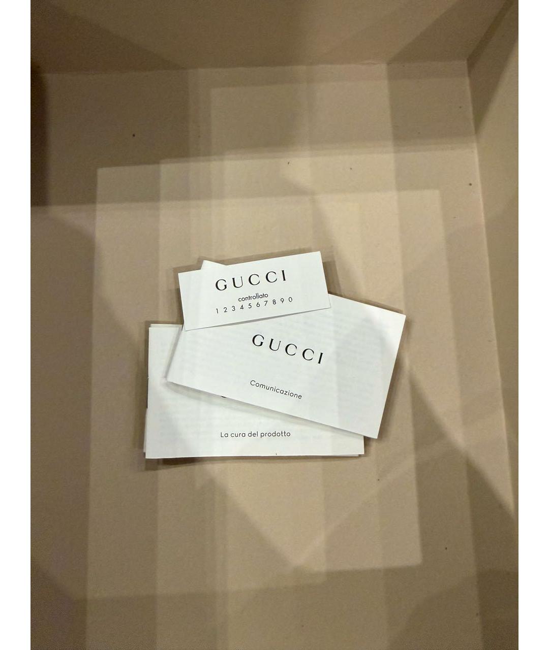 GUCCI Коричневая тканевая сумка через плечо, фото 8