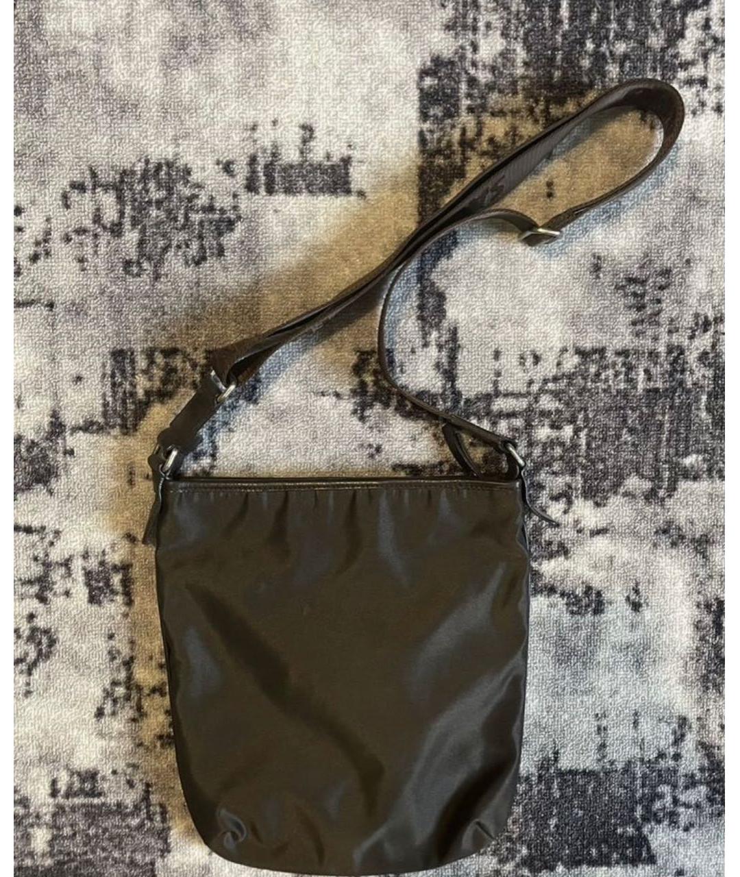 FERRAGAMO Коричневая тканевая сумка на плечо, фото 2