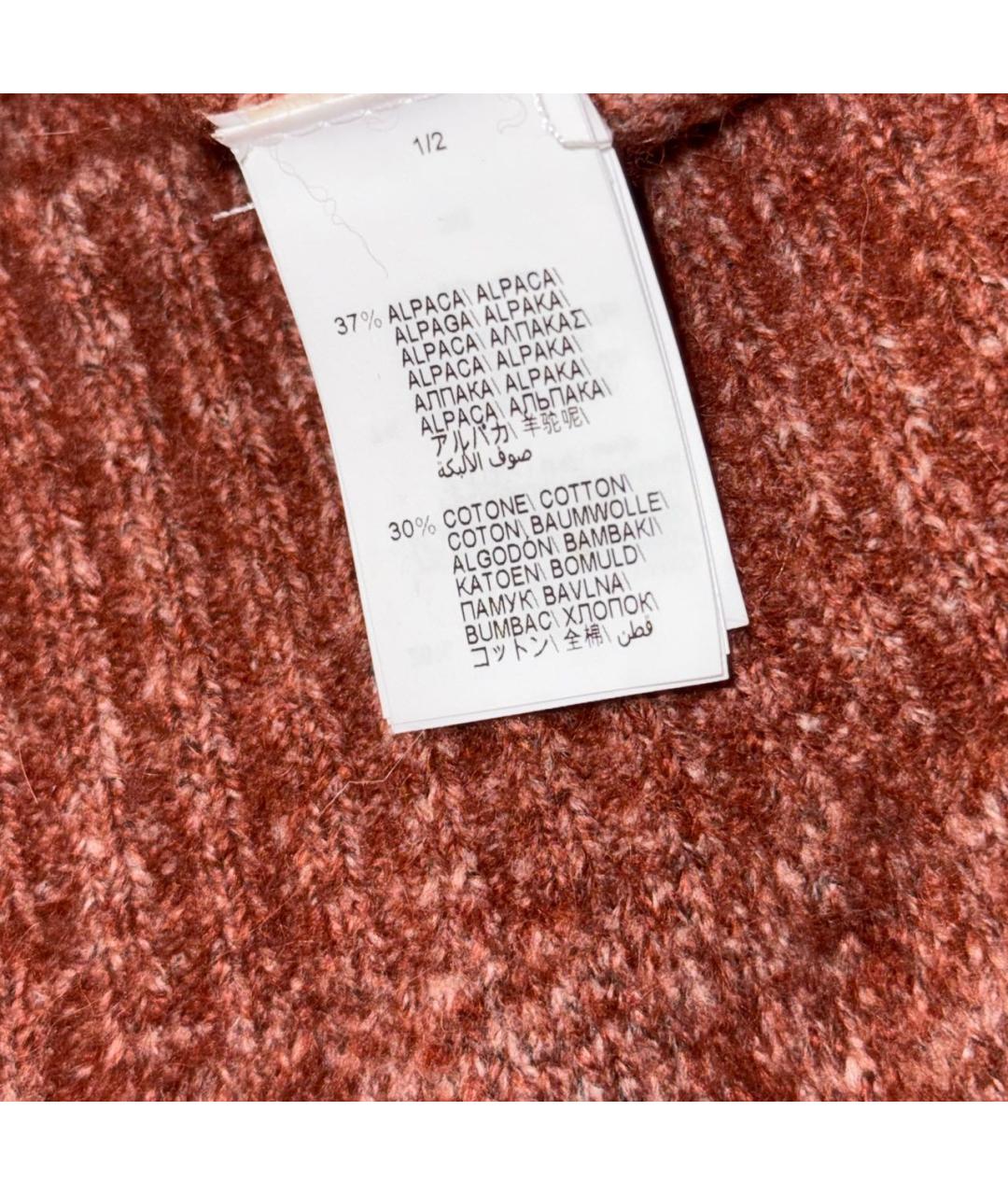 BRUNELLO CUCINELLI Бордовый джемпер / свитер, фото 5