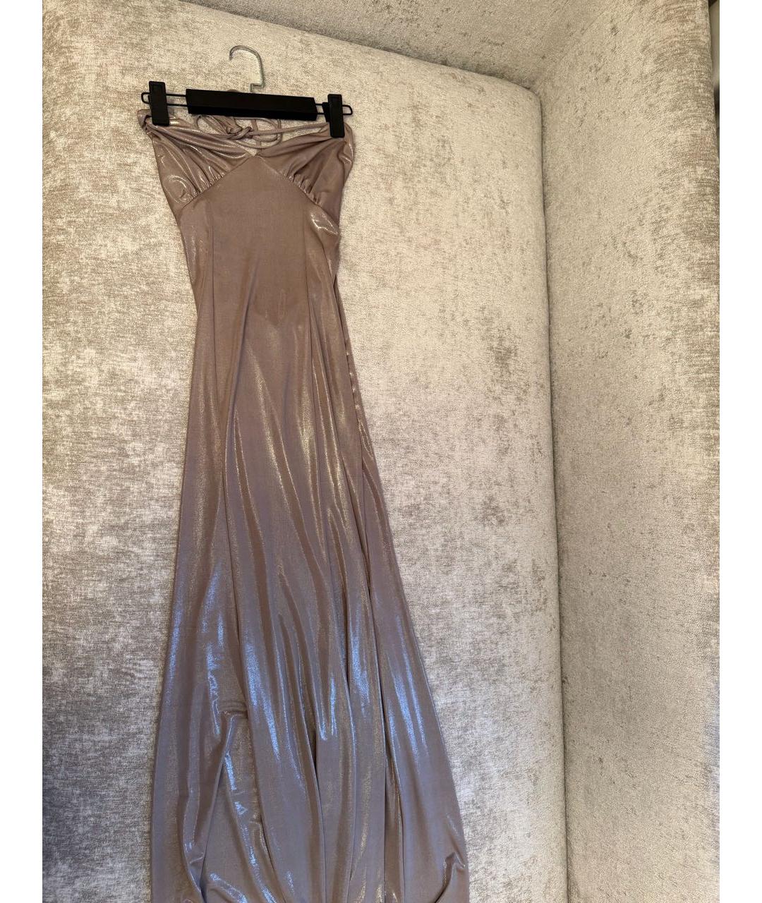 PINKO Бежевое вечернее платье, фото 3