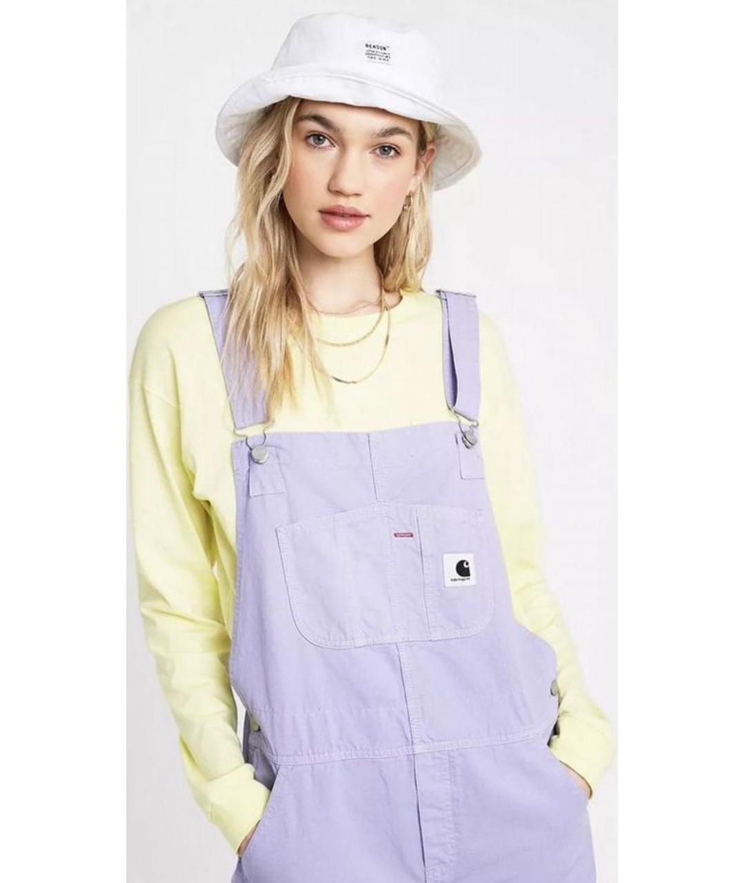 CARHARTT WIP Фуксия хлопковый комбинезон, фото 7