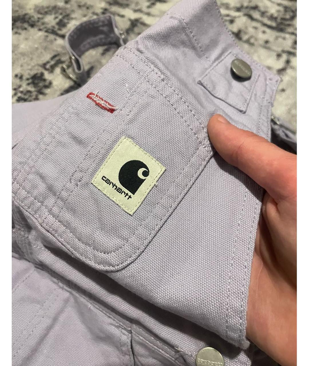 CARHARTT WIP Фуксия хлопковый комбинезон, фото 4