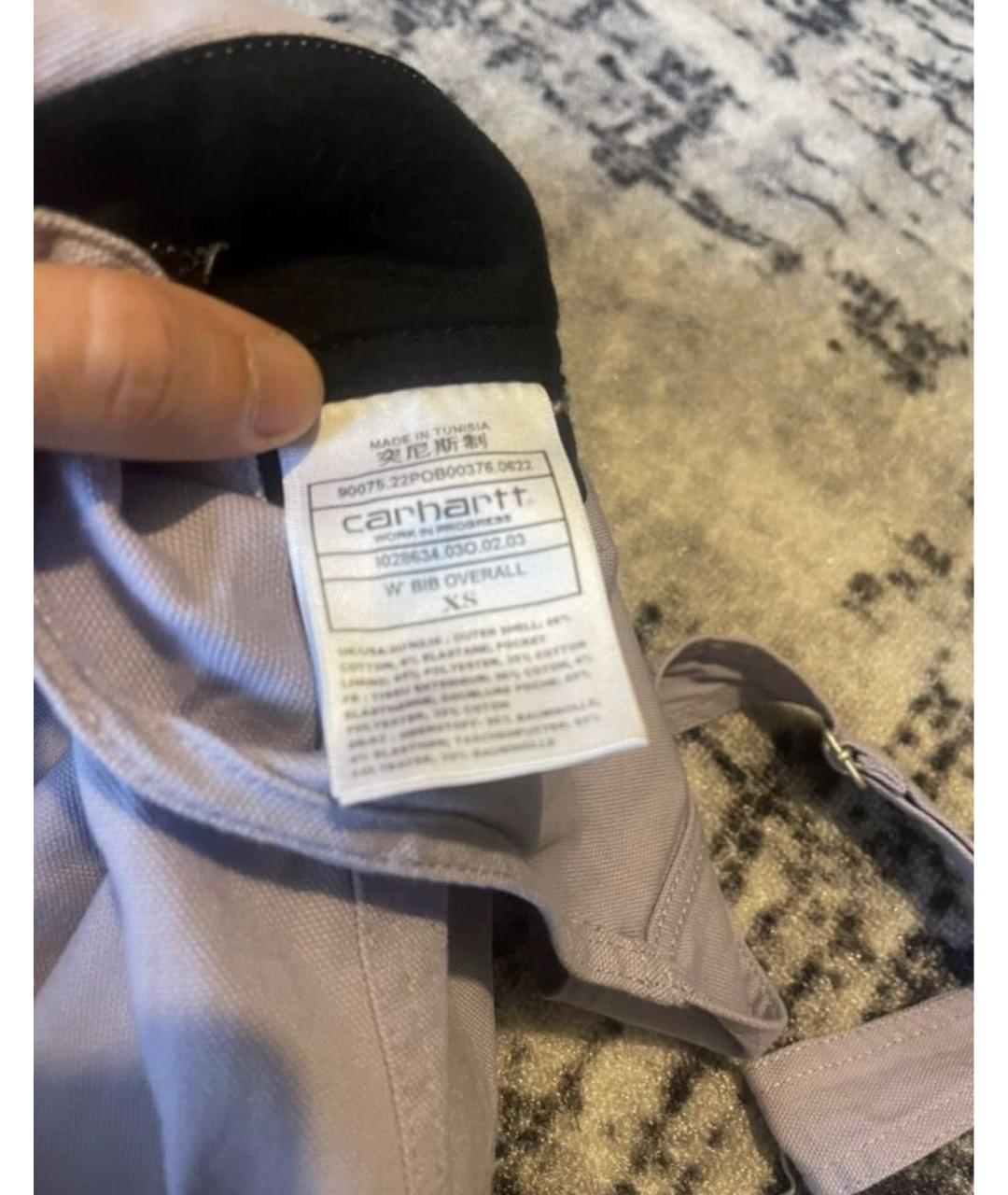 CARHARTT WIP Фуксия хлопковый комбинезон, фото 5