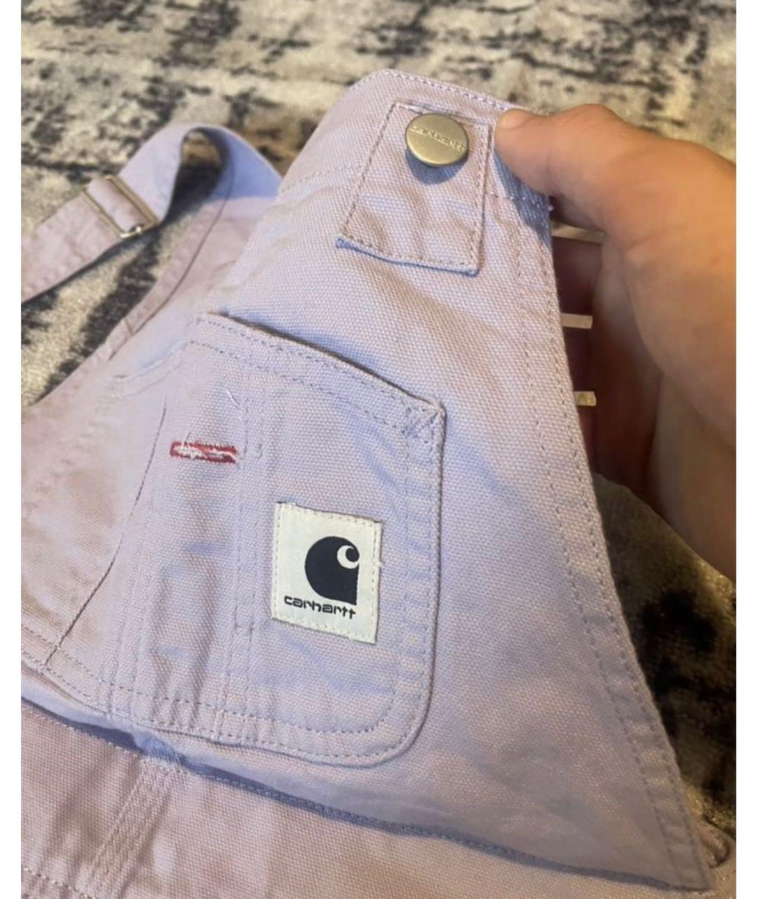 CARHARTT WIP Фуксия хлопковый комбинезон, фото 4