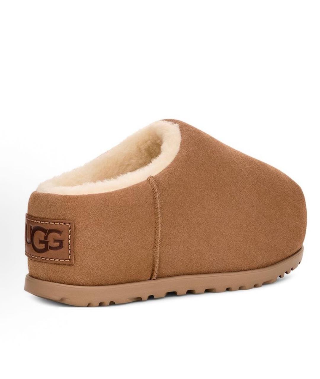 UGG AUSTRALIA Коричневые замшевые ботинки, фото 4