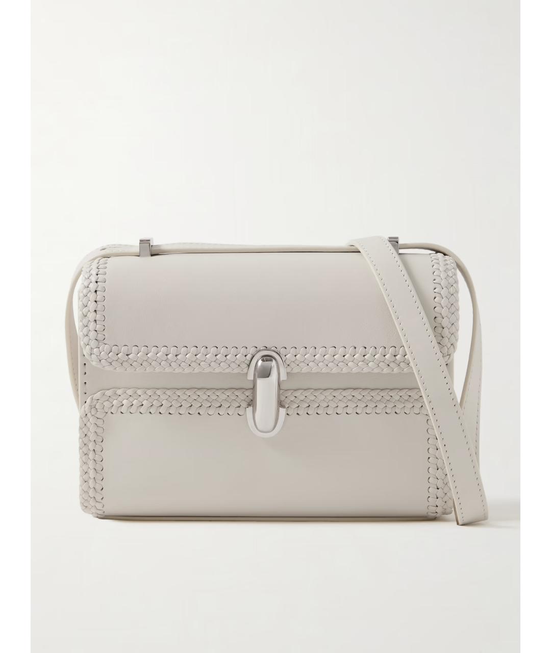 Savette Серая кожаная сумка через плечо, фото 7