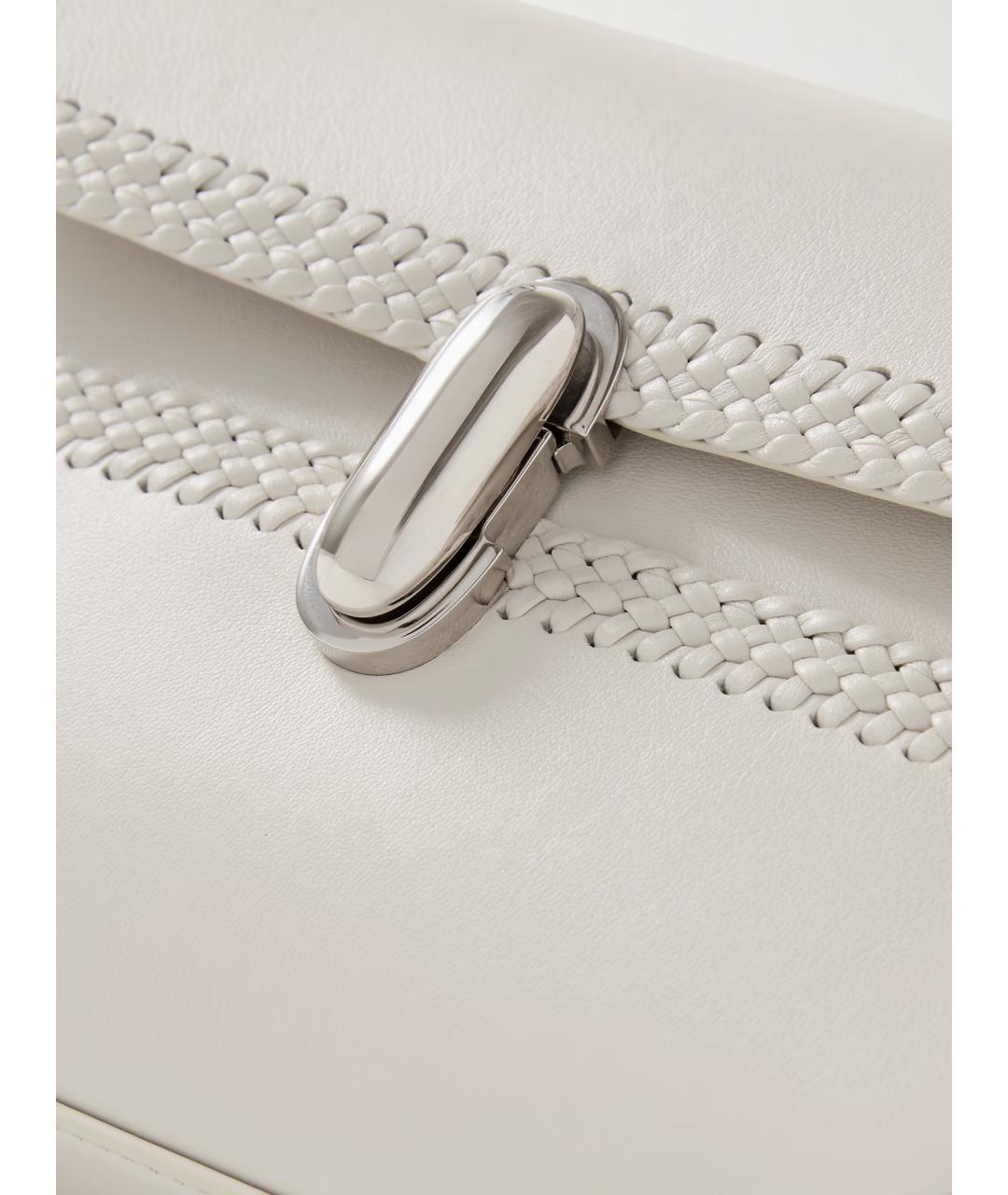 Savette Серая кожаная сумка через плечо, фото 6