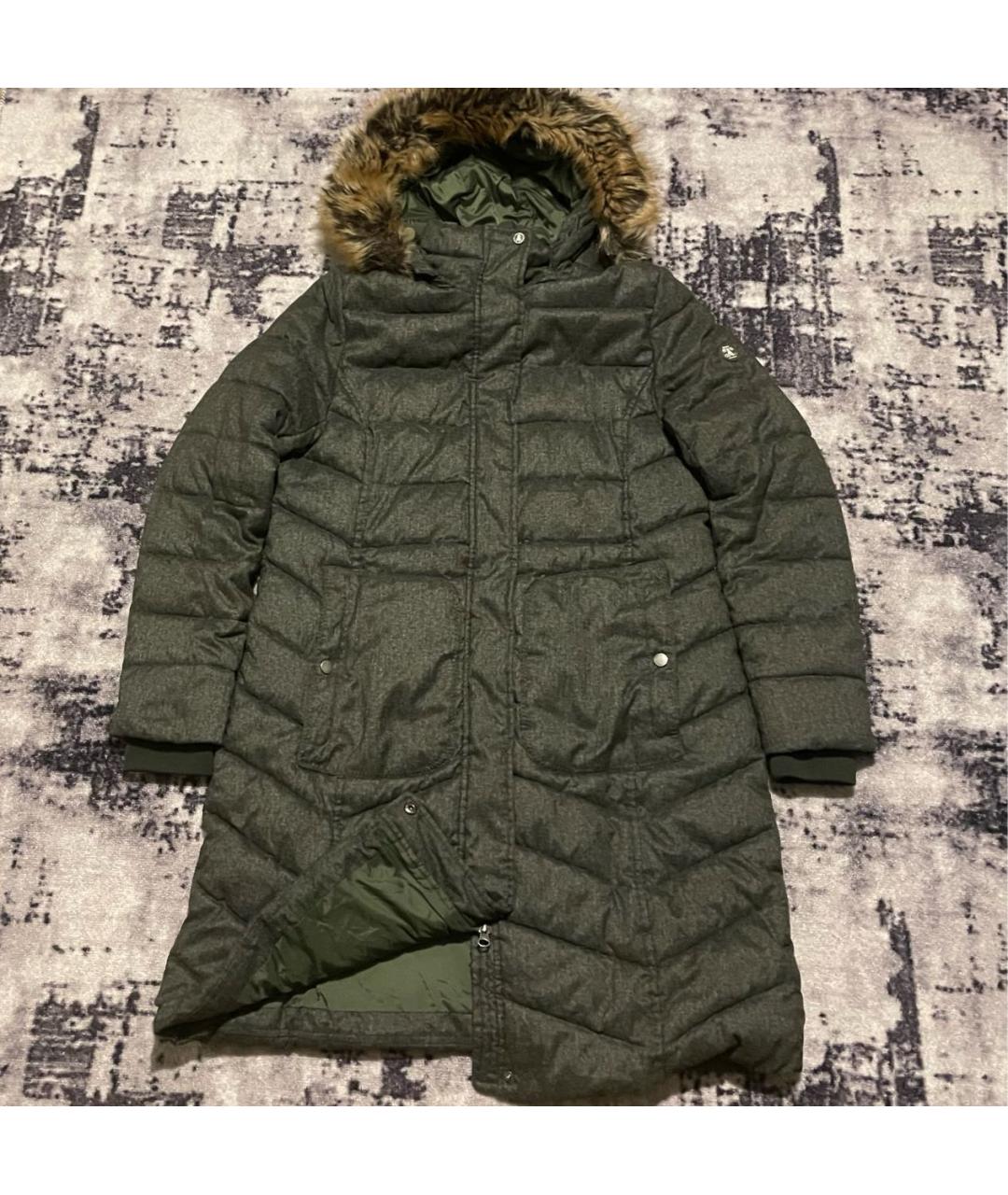 BARBOUR Зеленые полиэстеровое пальто, фото 9
