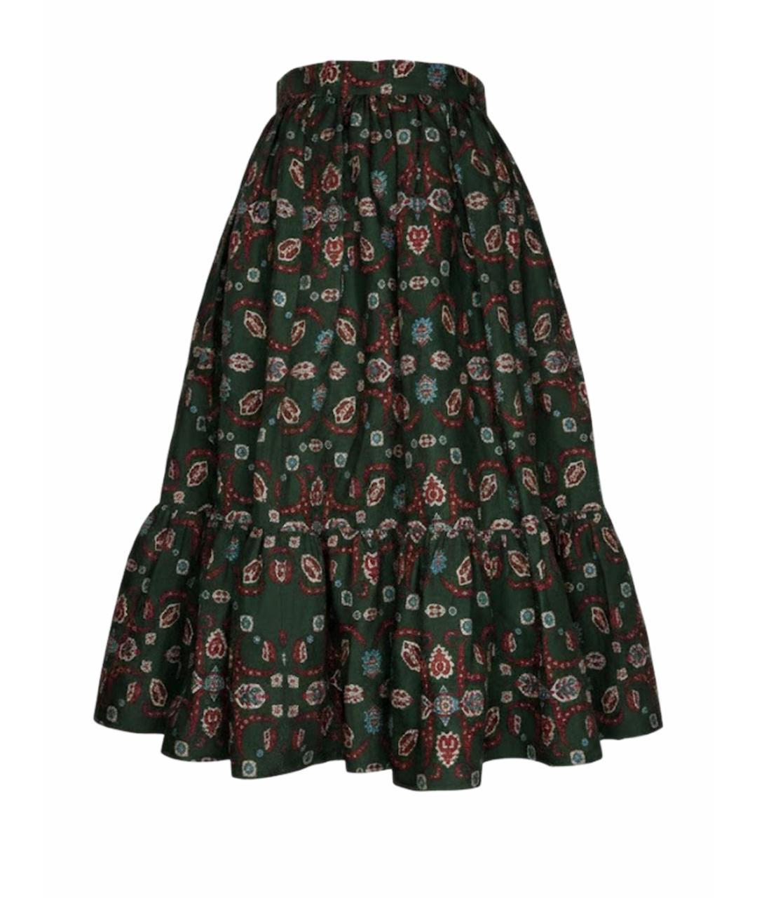 CHRISTIAN DIOR Мульти юбка миди, фото 1