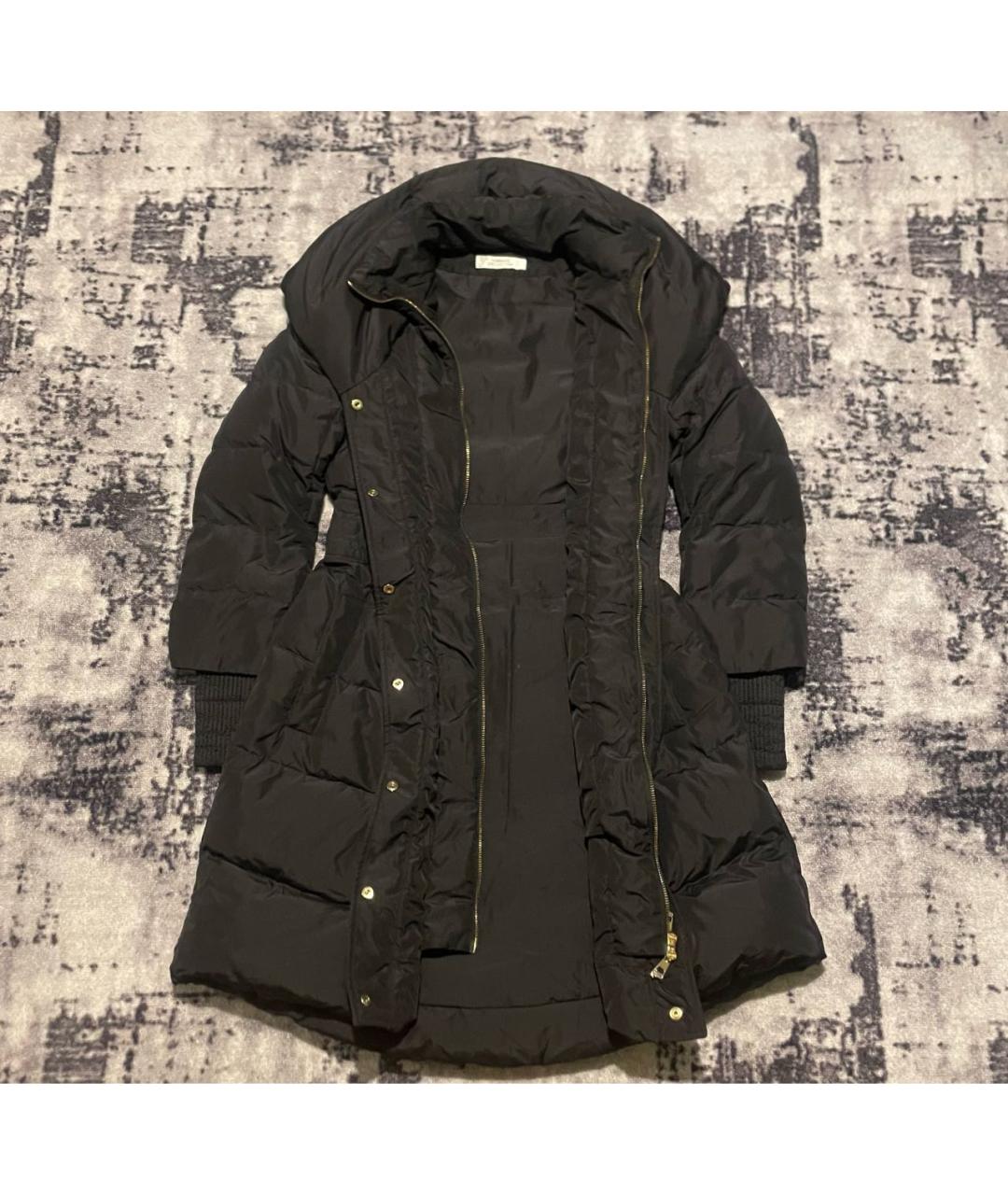 VERSACE COLLECTION Черный полиэстеровый пуховик, фото 3