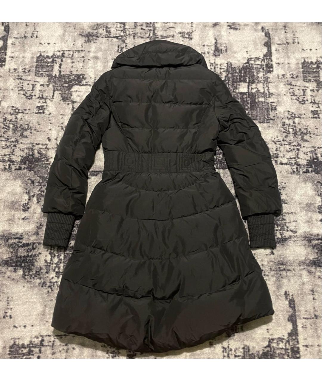 VERSACE COLLECTION Черный полиэстеровый пуховик, фото 4