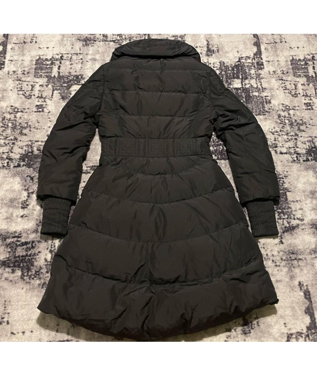 VERSACE COLLECTION Черный полиэстеровый пуховик, фото 2