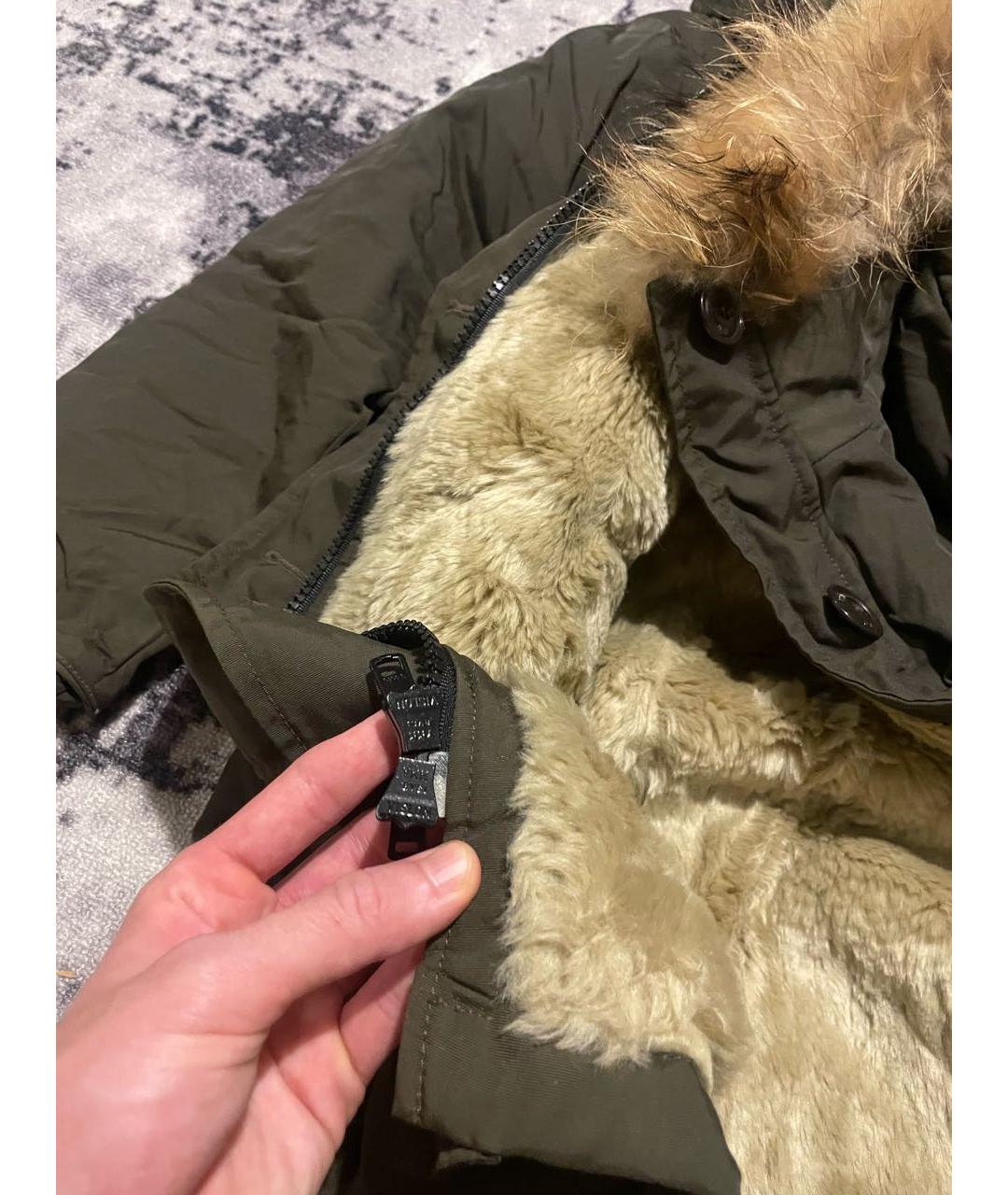 BLAUER Хаки полиэстеровая парка, фото 5