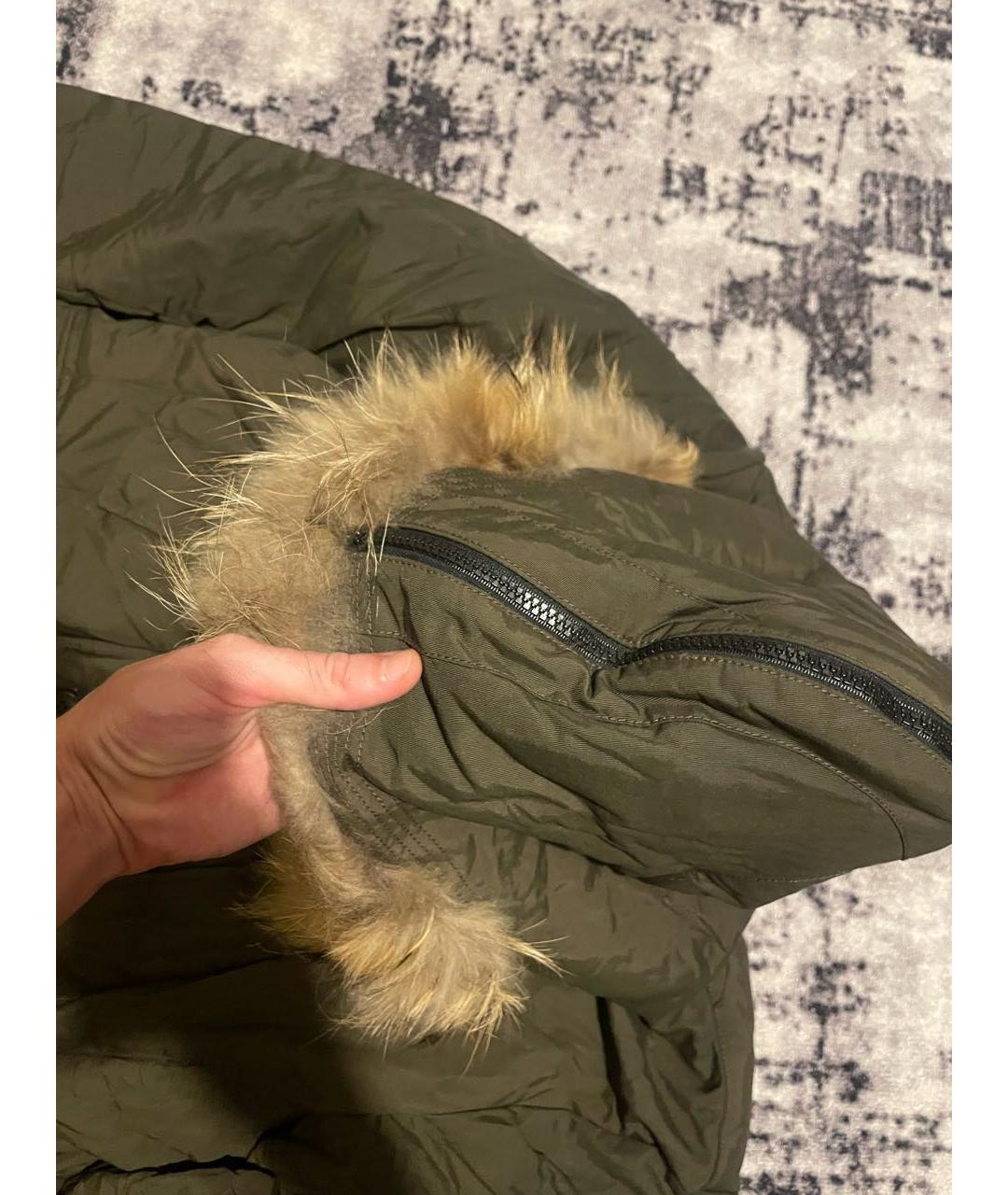 BLAUER Хаки полиэстеровая парка, фото 3