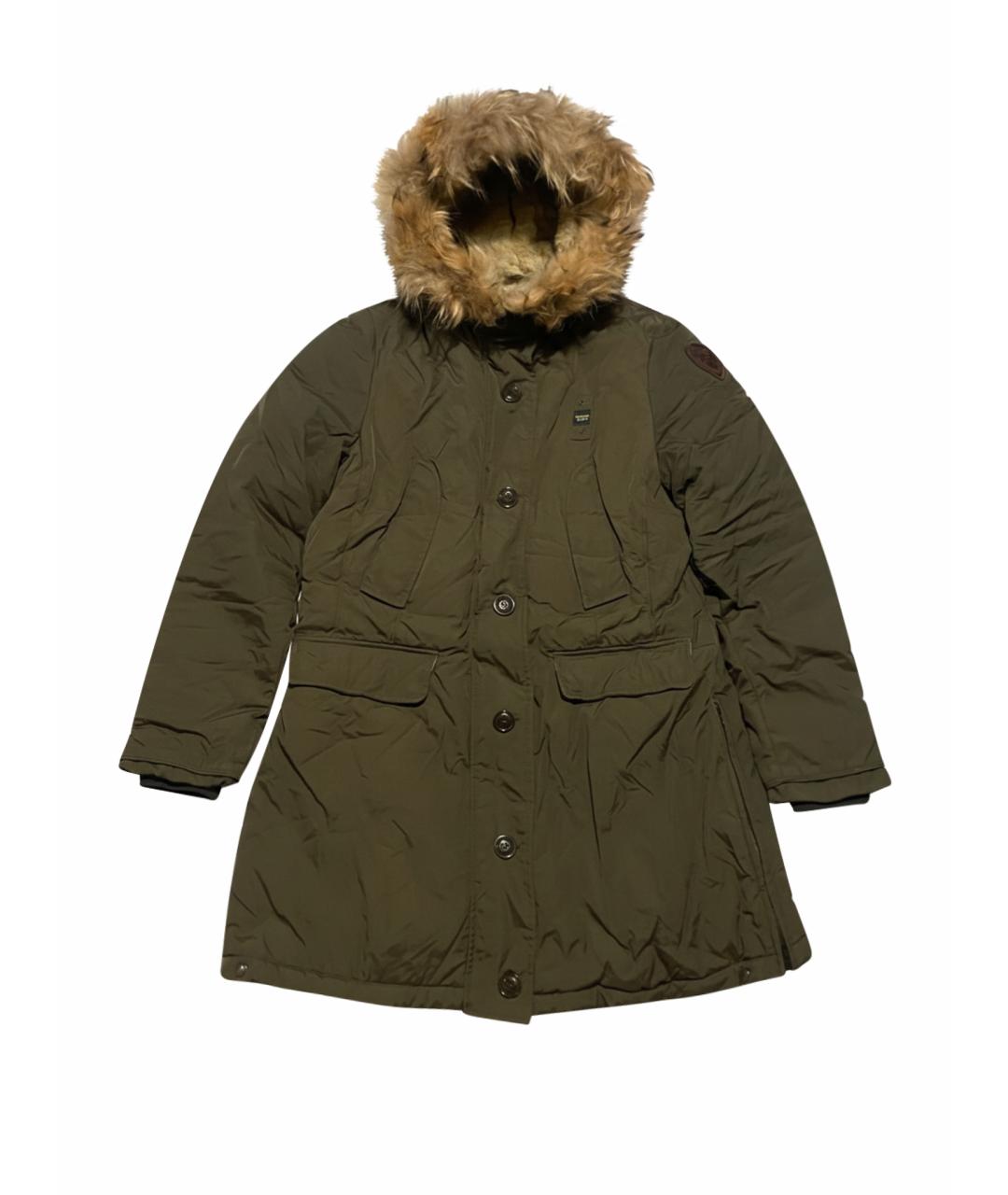 BLAUER Хаки полиэстеровая парка, фото 1