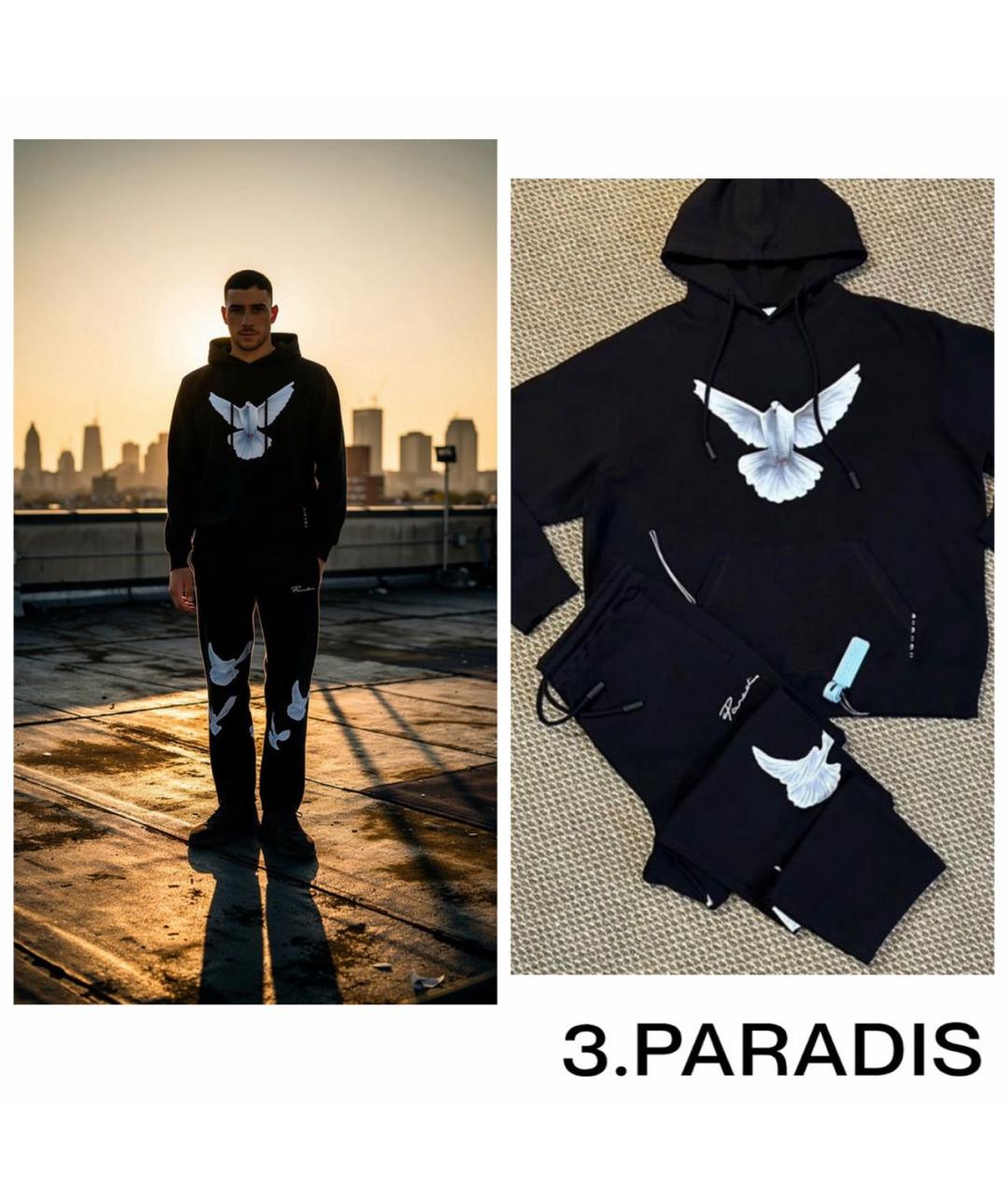 32 PARADIS SPRUNG FRERES Черный спортивный костюм, фото 5