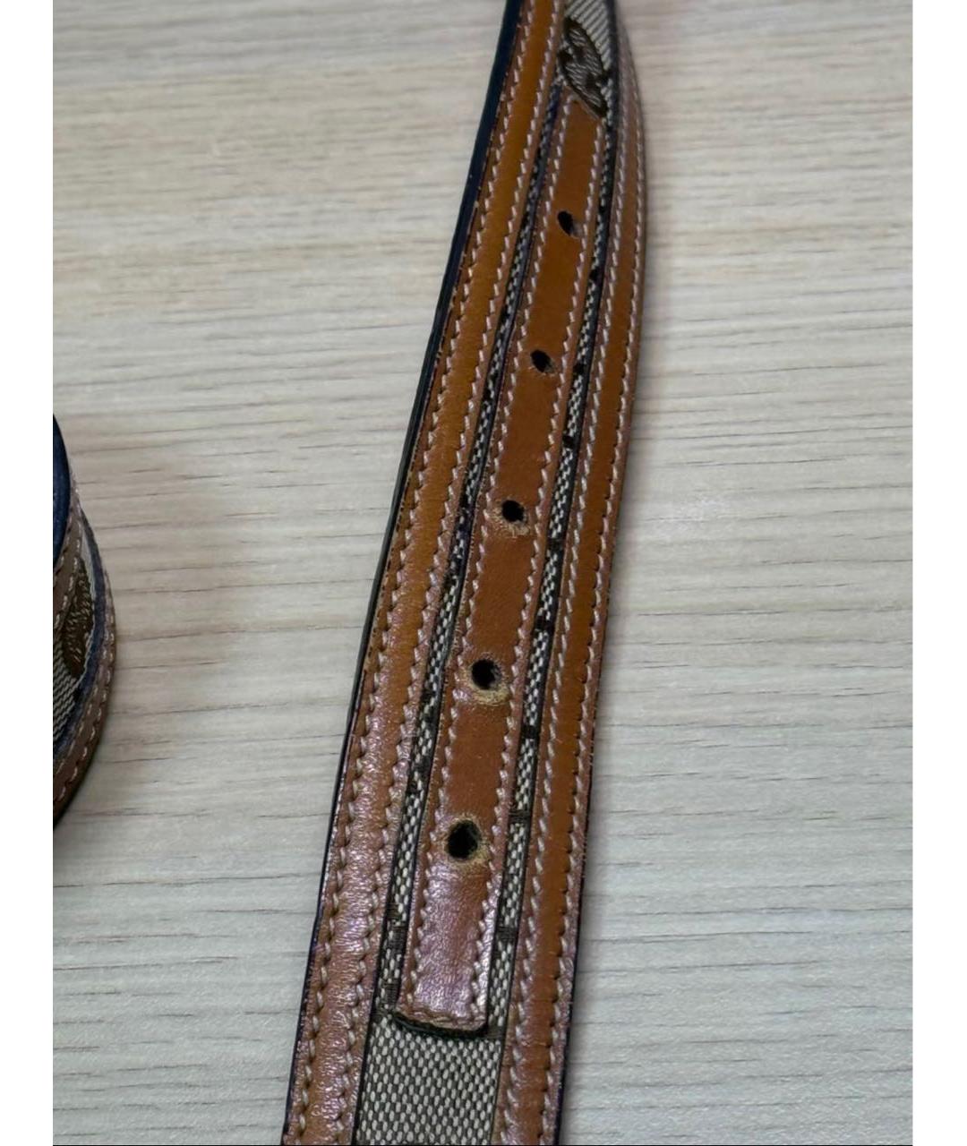 GUCCI Коричневый кожаный ремень, фото 4