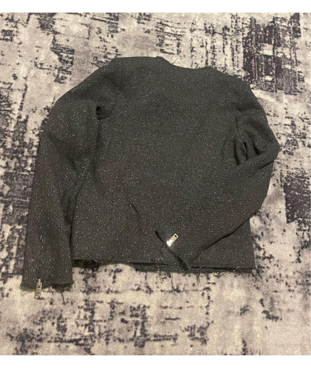 IRO Антрацитовый хлопковый кардиган, фото 2