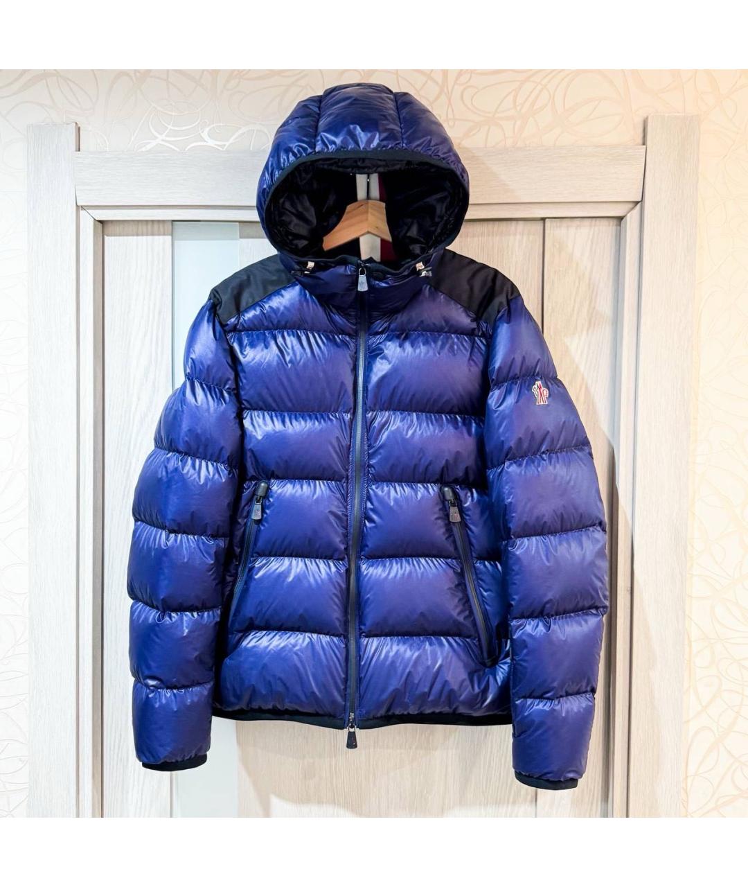 MONCLER GRENOBLE Синий пуховик, фото 9