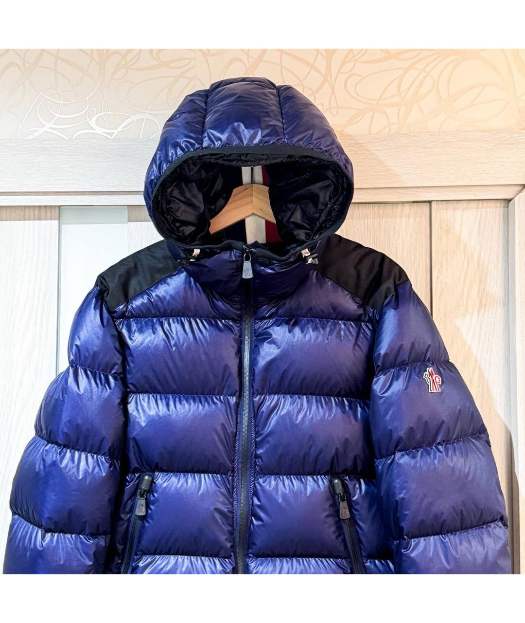 MONCLER GRENOBLE Синий пуховик, фото 2