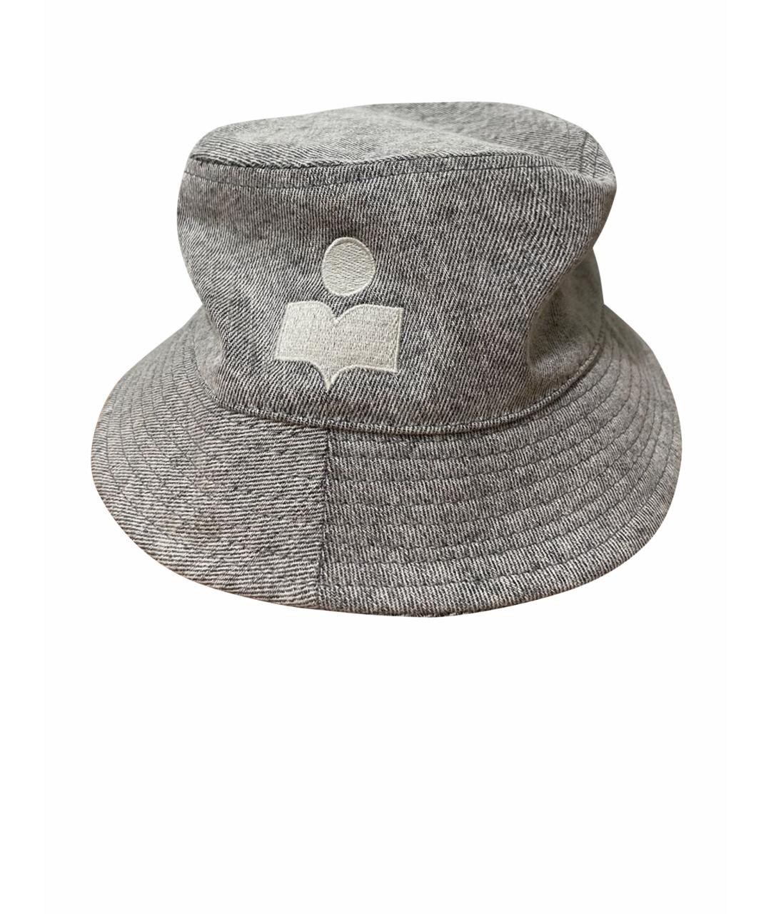 ISABEL MARANT Серая хлопковая панама, фото 1