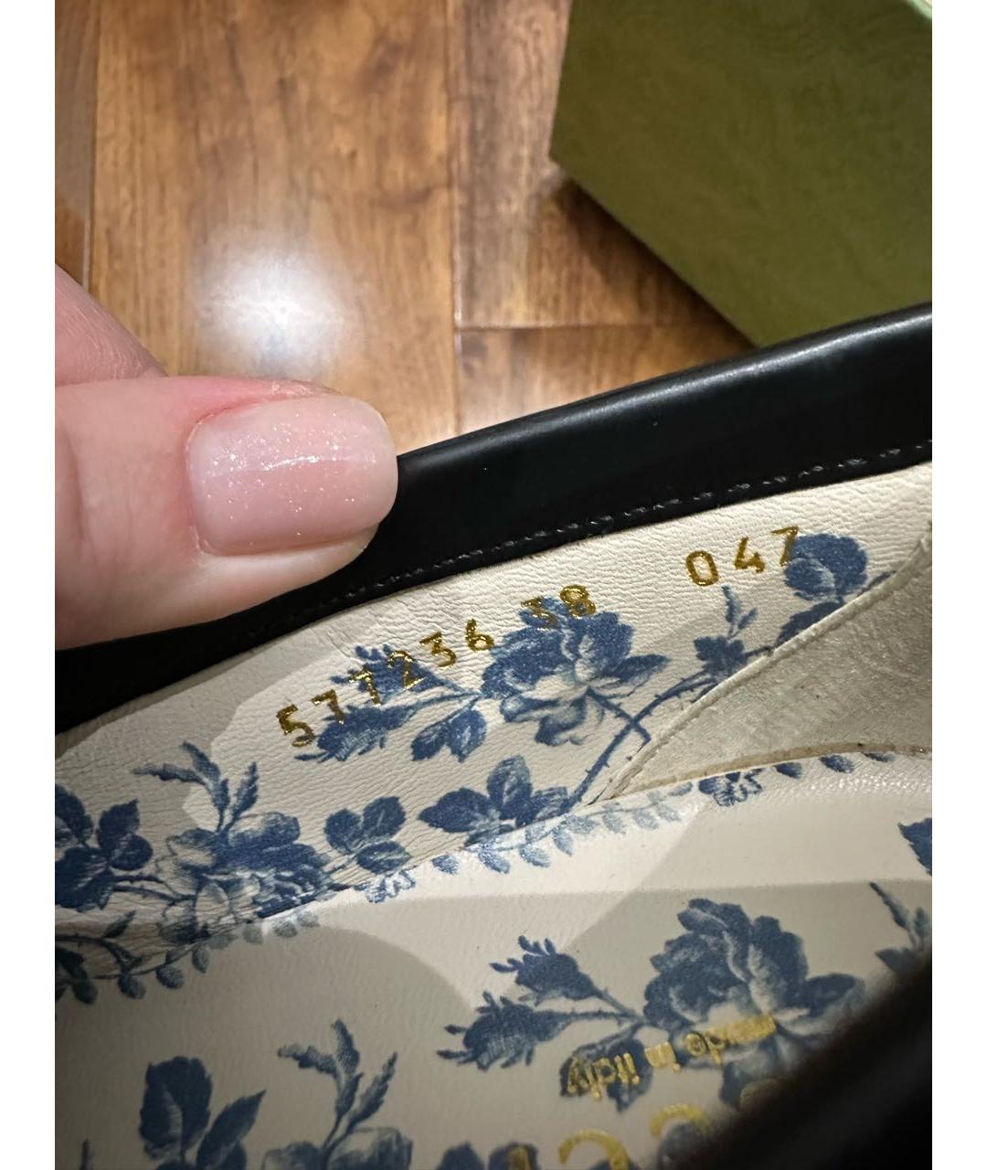 GUCCI Черные лоферы, фото 8