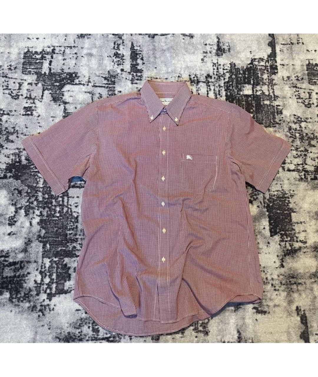 BURBERRY Мульти хлопко-полиэстеровая кэжуал рубашка, фото 7