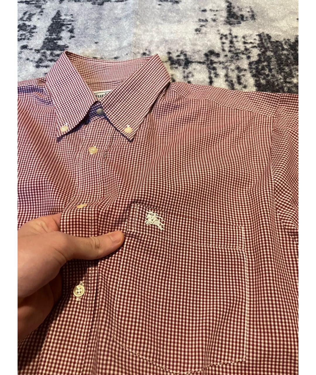 BURBERRY Мульти хлопко-полиэстеровая кэжуал рубашка, фото 3