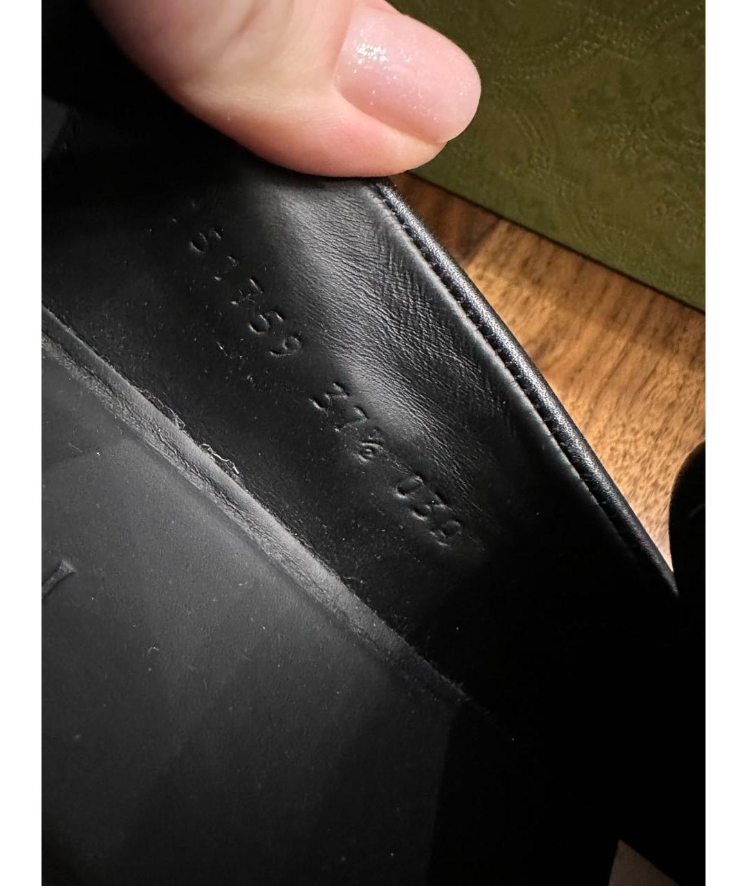 GUCCI Черные лоферы, фото 6