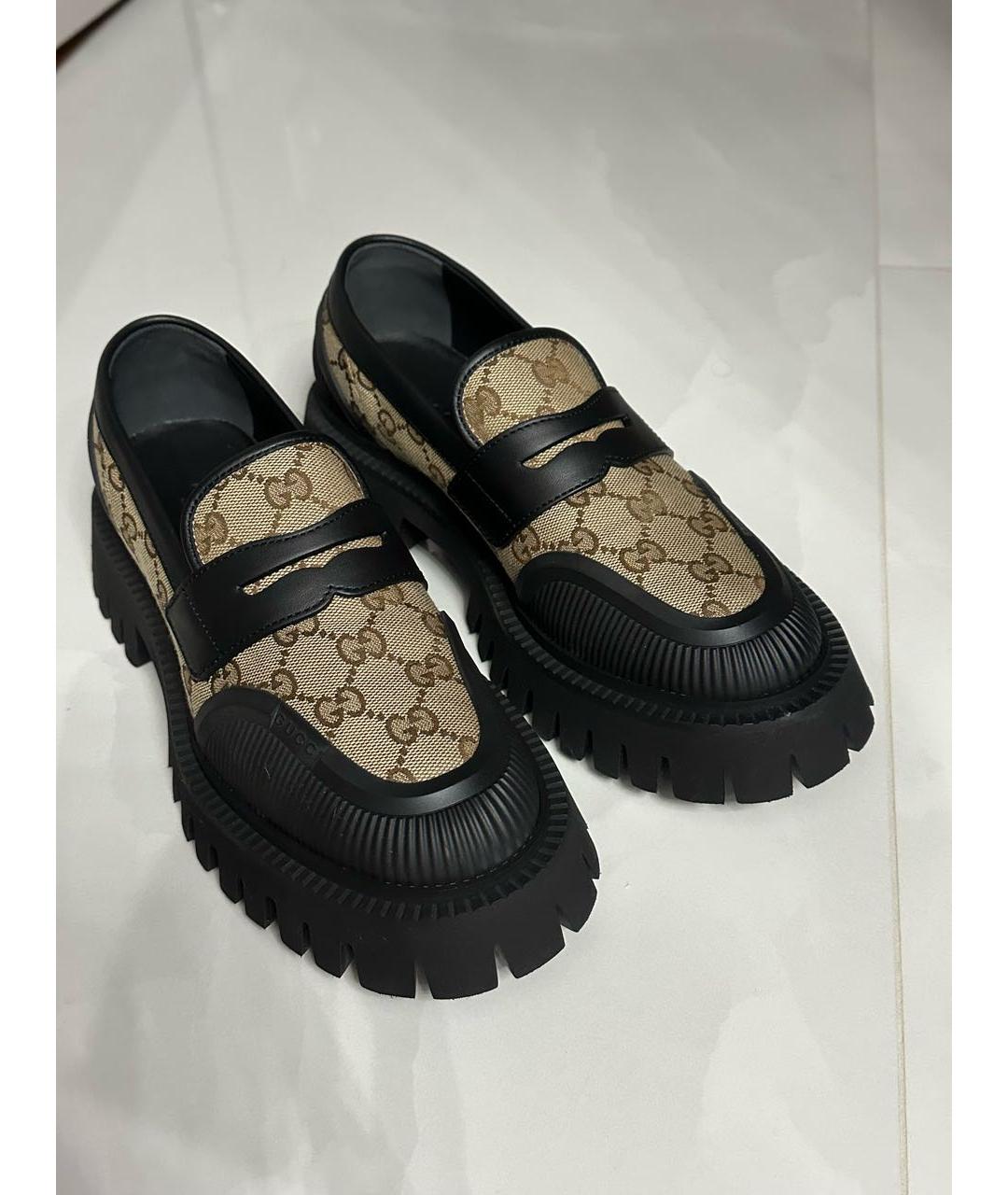 GUCCI Черные лоферы, фото 7