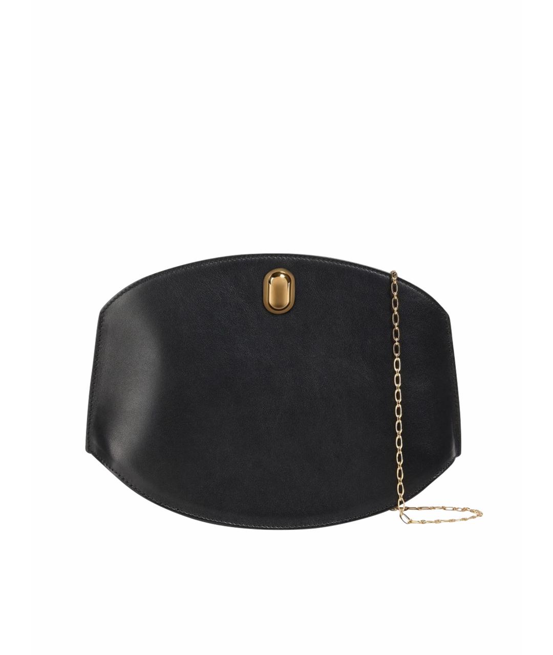 Savette Черная кожаная сумка через плечо, фото 1