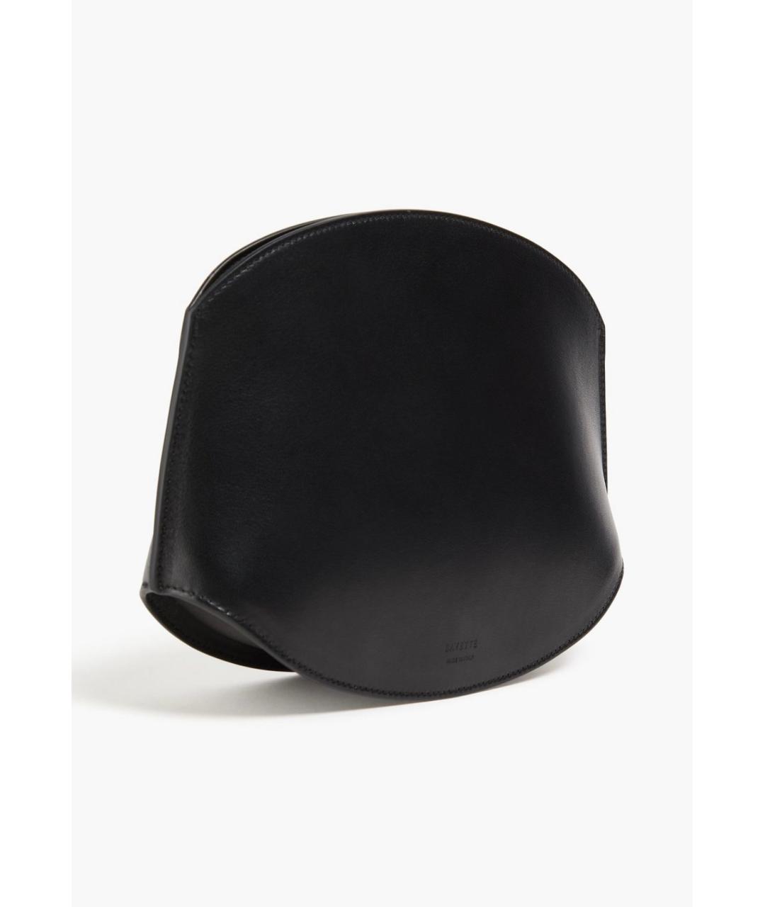 Savette Черная кожаная сумка через плечо, фото 3