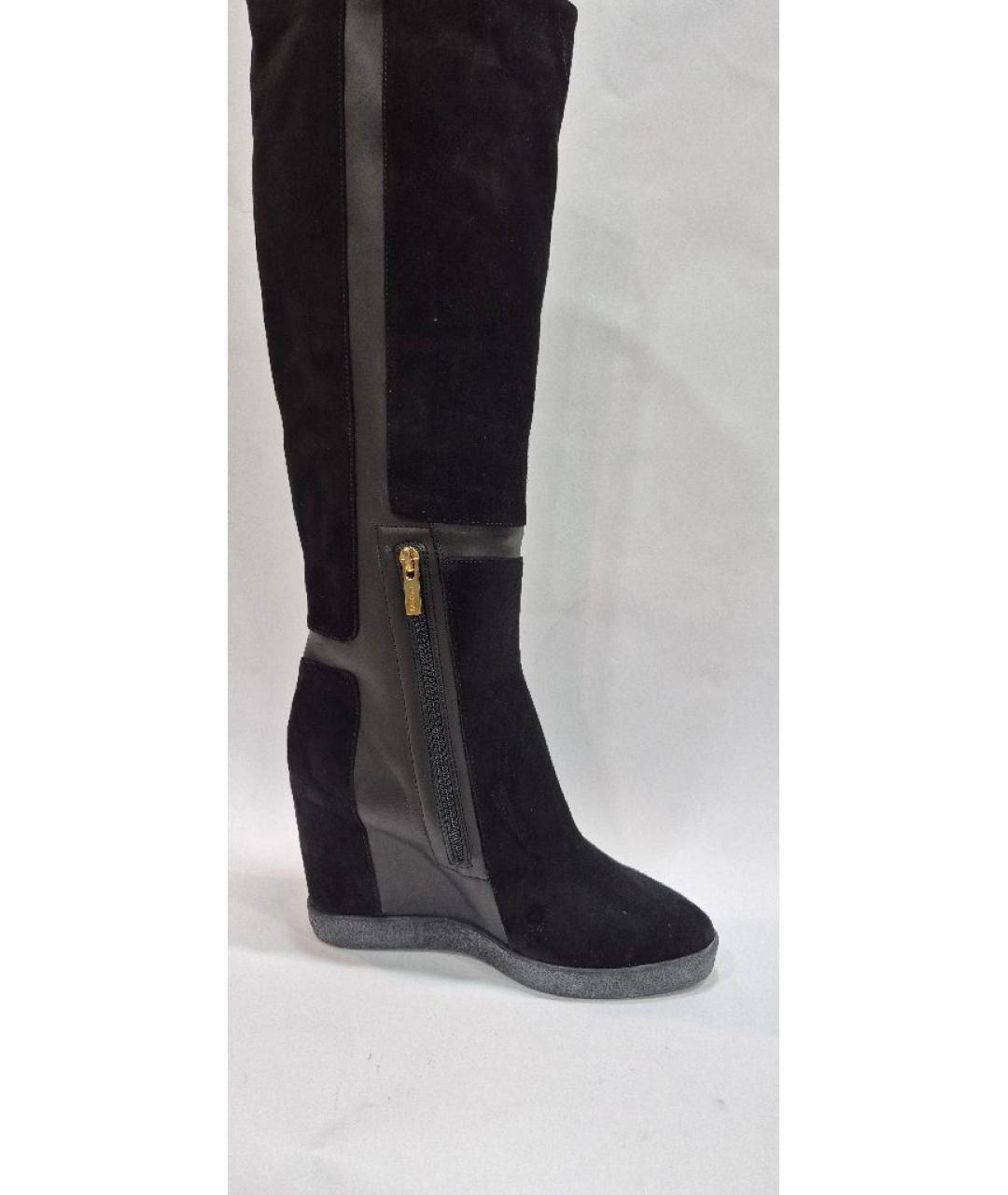 LE SILLA Черные замшевые сапоги, фото 6