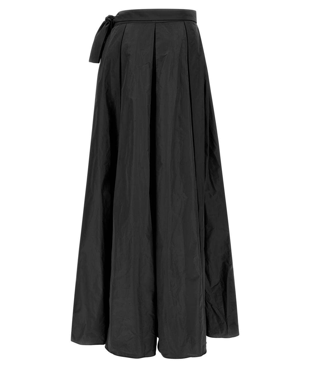 PINKO Черная полиэстеровая юбка макси, фото 2