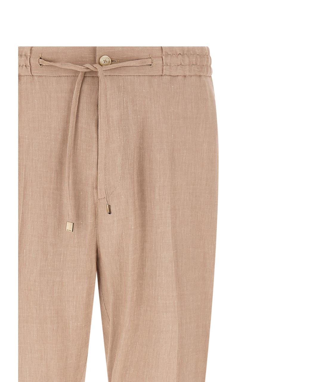 ETRO Бежевые повседневные брюки, фото 3