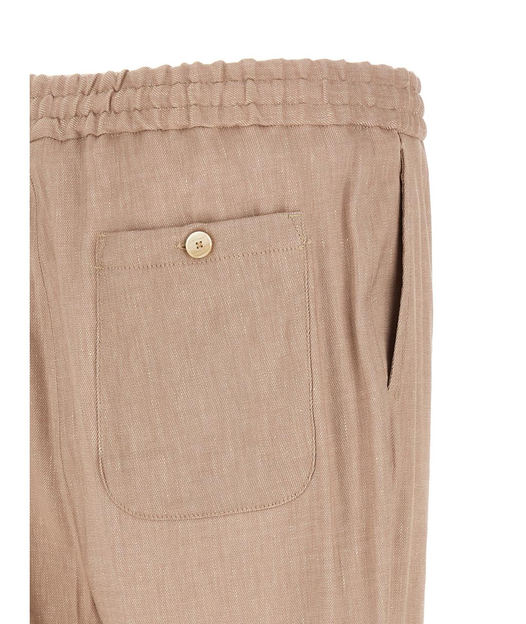 ETRO Бежевые повседневные брюки, фото 4