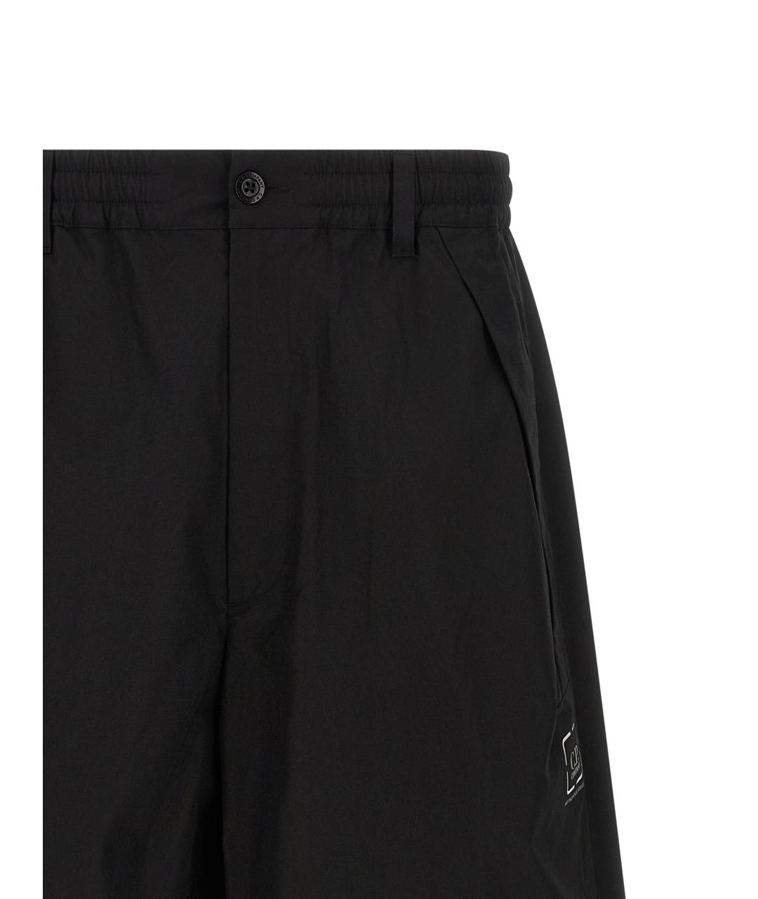 CP COMPANY Черные хлопковые шорты, фото 3