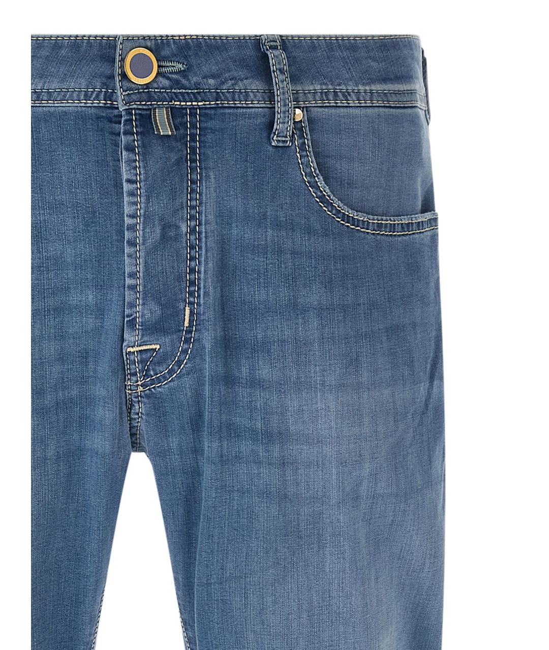 JACOB COHEN Голубые джинсы скинни, фото 3