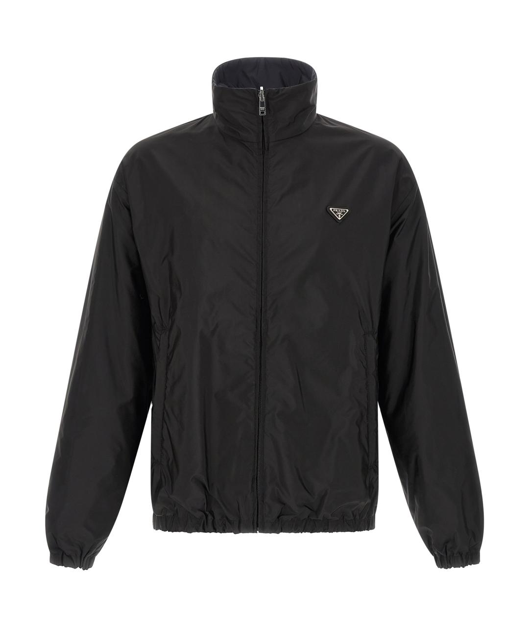 PRADA Черная полиамидовая куртка, фото 1