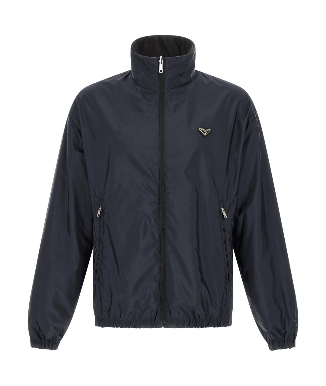 PRADA Черная полиамидовая куртка, фото 2