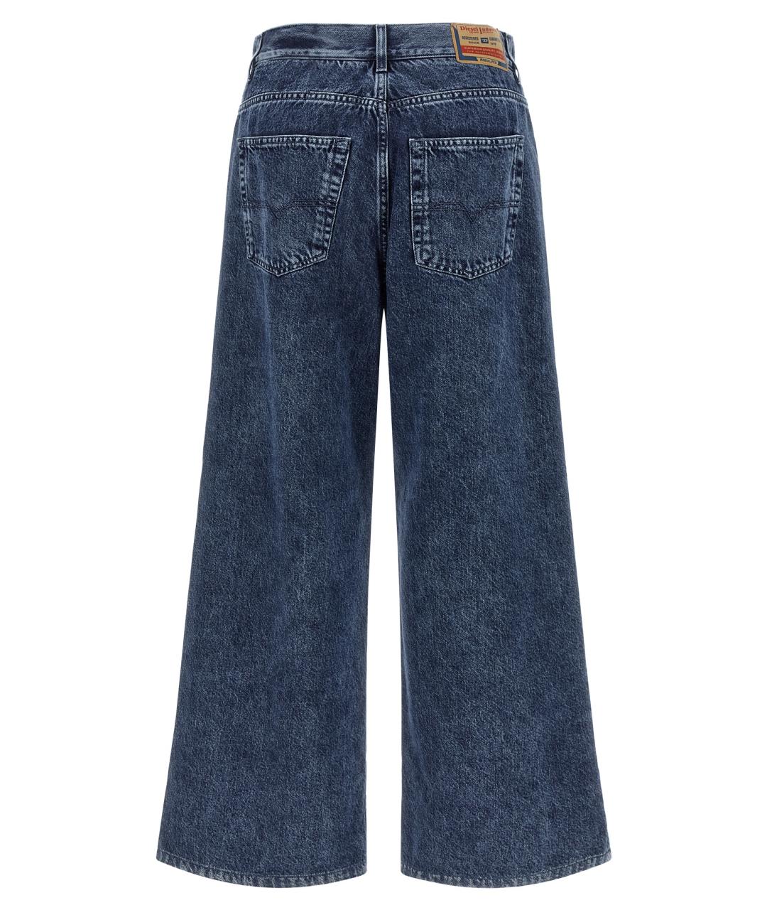 DIESEL Синие хлопковые джинсы клеш, фото 2