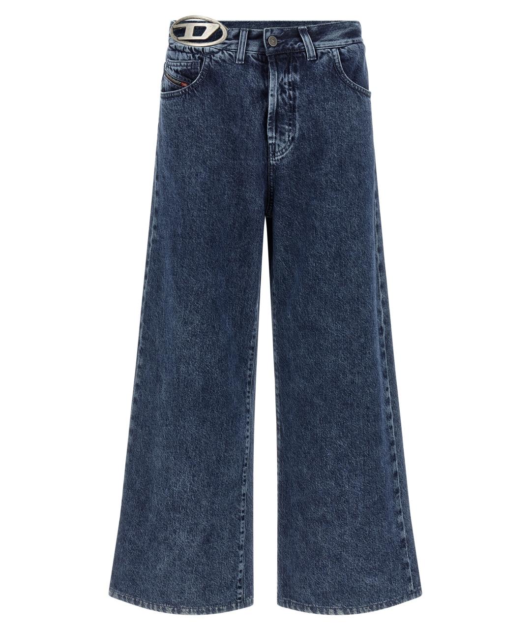 DIESEL Синие хлопковые джинсы клеш, фото 1