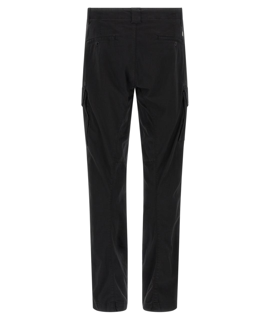 CP COMPANY Черные хлопковые повседневные брюки, фото 2