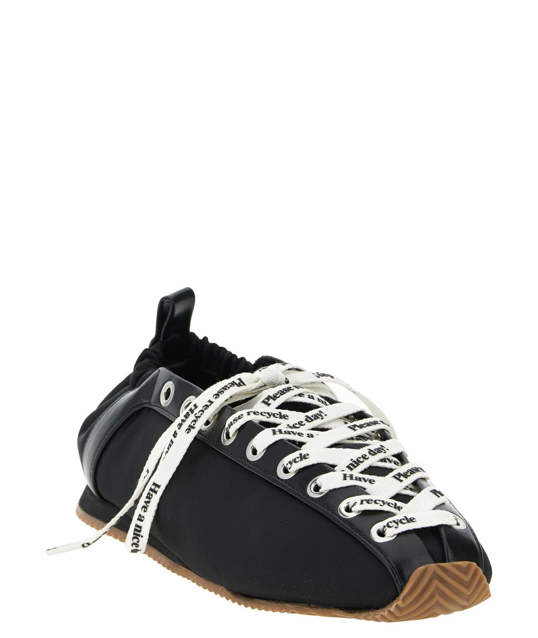 GANNI Черные синтетические балетки, фото 2